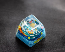Anime Keycap Pokemon Snorlax Pikachu Gengar Single Handmade Cute Resin Custom Esc for Mechanical Keyboard Enthusiasts Keycaps