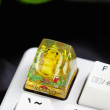 Anime Keycap Pokemon Snorlax Pikachu Gengar Single Handmade Cute Resin Custom Esc for Mechanical Keyboard Enthusiasts Keycaps