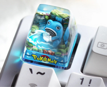 Anime Keycap Pokemon Snorlax Pikachu Gengar Single Handmade Cute Resin Custom Esc for Mechanical Keyboard Enthusiasts Keycaps