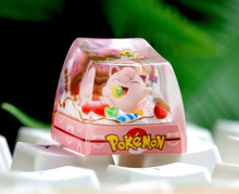 Anime Keycap Pokemon Snorlax Pikachu Gengar Single Handmade Cute Resin Custom Esc for Mechanical Keyboard Enthusiasts Keycaps